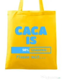 Sacosa din panza Caca is loading Galben