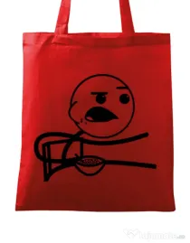 Sacosa din panza Cereal Guy Rosu