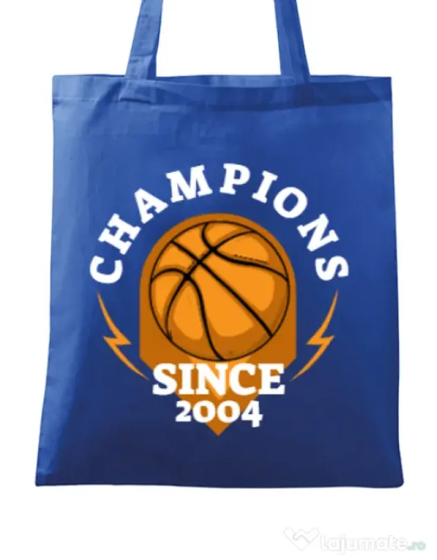 Sacosa din panza Champions Albastru regal