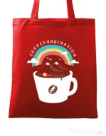 Sacosa din panza Coffeemagination Rosu