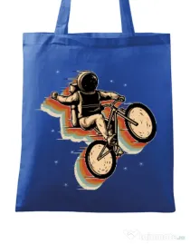 Sacosa din panza Cycling space Albastru regal