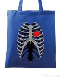 Sacosa din panza Dead lover Albastru regal