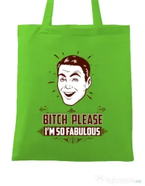 Sacosa din panza Fabulous Verde mar