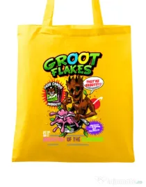Sacosa din panza Groot flakes Galben