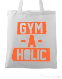 Sacosa din panza Gymaholic Alb