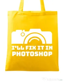 Sacosa din panza I’ll fix it Galben