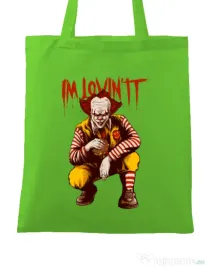 Sacosa din panza I'm Lovin IT Verde mar