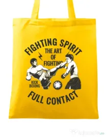 Sacosa din panza Kick boxing Galben