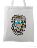 Sacosa din panza King of Summer Alb