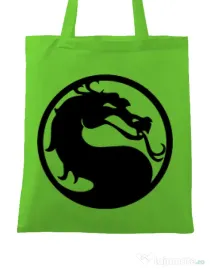 Sacosa din panza Kombat time Verde mar