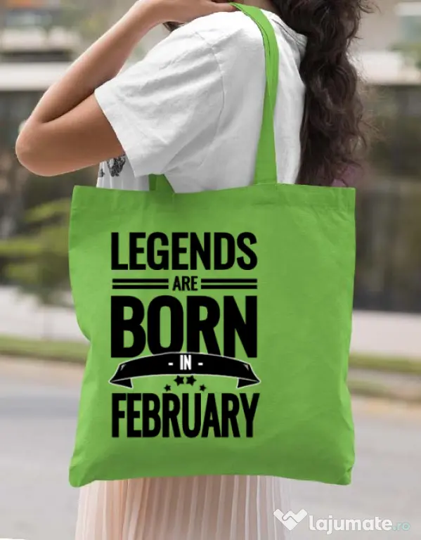Sacosa din panza Legends Verde mar