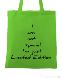 Sacosa din panza Limited edition 2 Verde mar