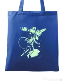 Sacosa din panza Lost In Space Albastru regal