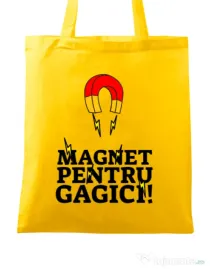 Sacosa din panza Magnet pentru gagici Galben
