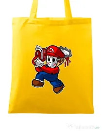 Sacosa din panza Mario Massacre Galben