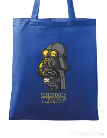 Sacosa din panza Minion Wars Albastru regal