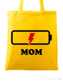 Sacosa din panza Mom battery Galben