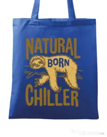 Sacosa din panza Natural born chiller Albastru regal