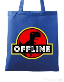 Sacosa din panza Offline Albastru regal