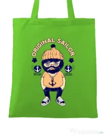 Sacosa din panza Original sailor Verde mar