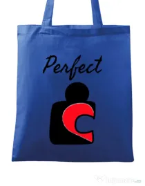 Sacosa din panza Perfect match 1 Albastru regal