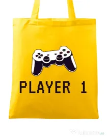 Sacosa din panza Player 1 Galben