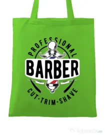 Sacosa din panza Professional barber Verde mar