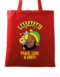 Sacosa din panza Rastafari Rosu