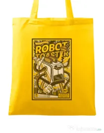 Sacosa din panza Robot Toaster Galben