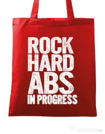 Sacosa din panza Rock hard abs Rosu
