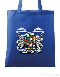 Sacosa din panza Rubix Killer Albastru regal