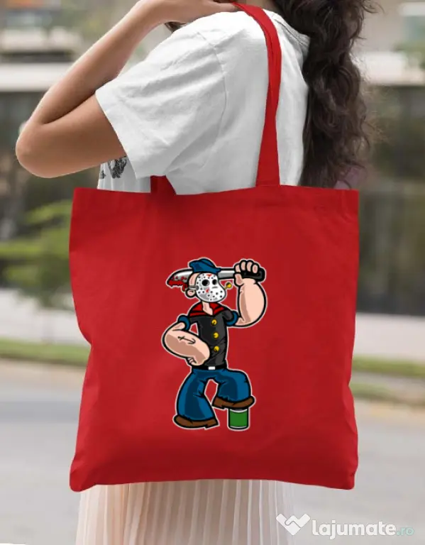 Sacosa din panza Sailor Mass Murderer Rosu