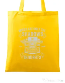 Sacosa din panza Shadows Of Thoughts Galben