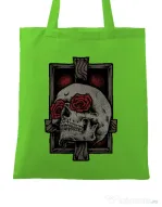 Sacosa din panza Skullcross Verde mar