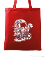 Sacosa din panza Space Racer Rosu