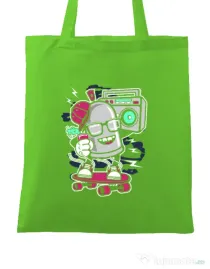 Sacosa din panza Street Bomber Verde mar