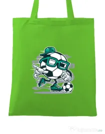 Sacosa din panza Street Soccer Verde mar