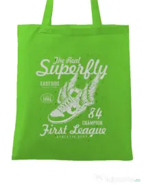 Sacosa din panza Superfly Verde mar