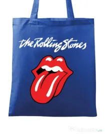 Sacosa din panza The Rolling Stones Albastru regal