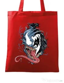 Sacosa din panza Venom kiss Rosu