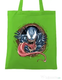 Sacosa din panza Venom rise Verde mar