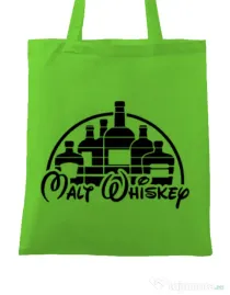 Sacosa din panza Whiskey Verde mar