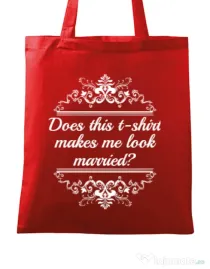 Sacosa personalizata Mireasa Marriage Rosu