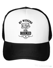 Sapca personalizata All booked Alb