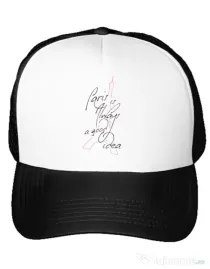 Sapca personalizata Always paris Alb