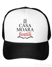 Sapca personalizata Casa moara fostili Alb