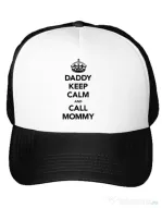 Sapca personalizata Daddy keep calm Alb