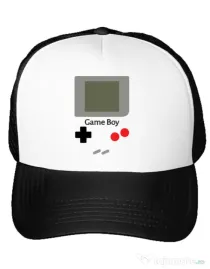 Sapca personalizata Game boy Alb