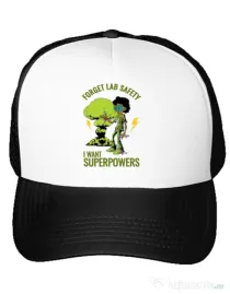 Sapca personalizata I want superpowers Alb