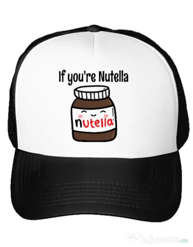 Sapca personalizata If you are nutella Alb